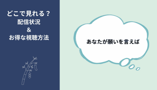 韓国ドラマ『あなたが願いを言えば』はNetflixやAmazonプライムなどで見られる？動画配信状況一覧
